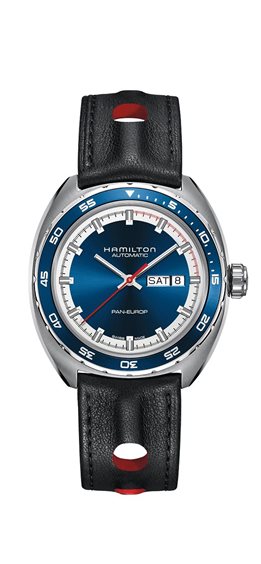 Orologio Hamilton Uomo Pan Europe Day Date in Acciaio H35405741 - H35405741